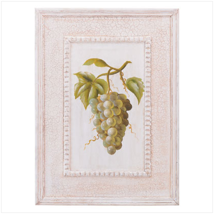 GRAPES PRINTED WALL ART FRAME