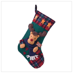 PLUSH RUDOLPH STOCKING