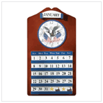 AMERICAN EAGLE CLOCK/CALENDAR