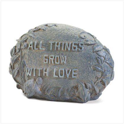 GROW WITH LOVE GARDEN STONE
