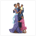 FAMILY OF FOUR FIGURINE