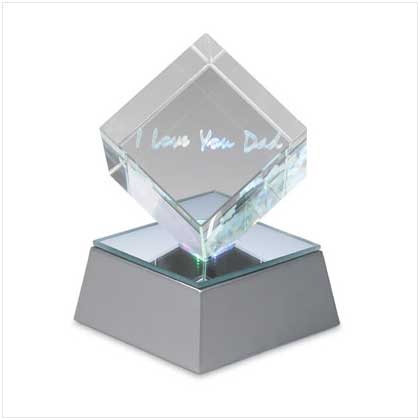 'I LOVE YOU DAD' LIGHTED CUBE
