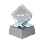 'I LOVE YOU MOM' LIGHTED CUBE