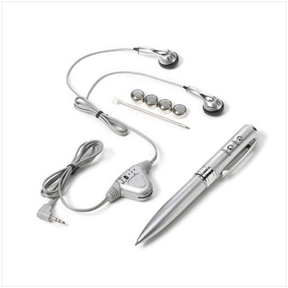 RETRACTABLE PEN RADIO