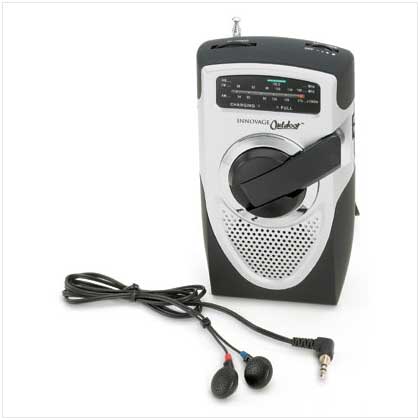 BATTERY-FREE EMERGENCY RADIO