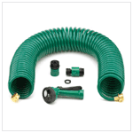 SELF-COILING GARDEN HOSE