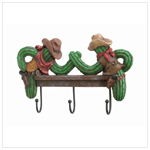 COWBOY CACTUS WALL HANGER