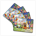 4PC HAPPY EVERYTHING PLACEMATS