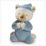 BOY'S PRAYER PLUSH BEAR