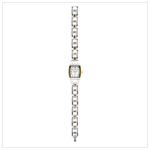 TWO-TONE METAL LINK WATCH