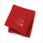 SNOWFLAKES ACCORDIAN THROW