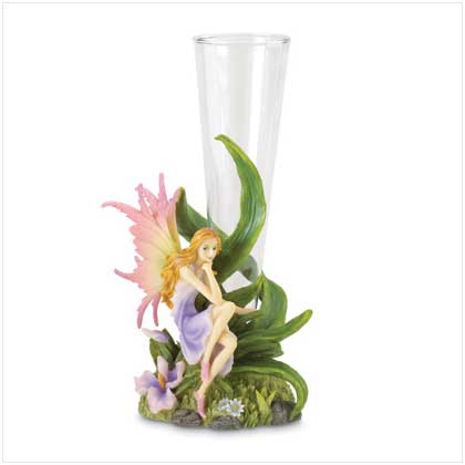 PURPLE FAIRY VASE