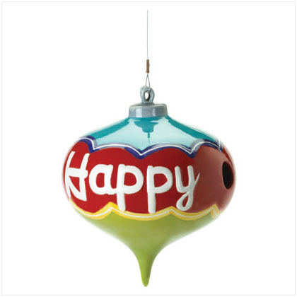 BIRDHOUSE TREE ORNAMENT