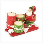 SANTA'S SLEIGH TEALIGHT HOLDER