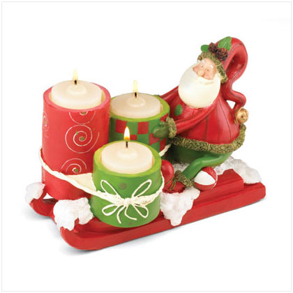 SANTA'S SLEIGH TEALIGHT HOLDER