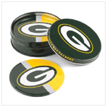 GREEN BAY PACKERS TIN COASTER