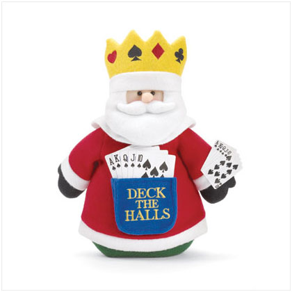 'DECK THE HALLS' POKER SANTA