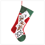PLUSH PLAYING CARDS STOCKING