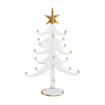 CHRISTMAS TREE W/GOLD TRIM