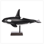 CERAMIC ORCA WHALE FIGURINE