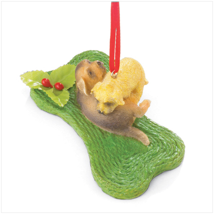 PLAYFUL PUPPIES ORNAMENT