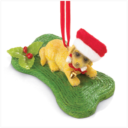 X-MAS PUPPY ORNAMENET