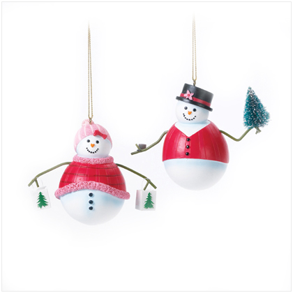 SNOWMAN ORNAMENTS