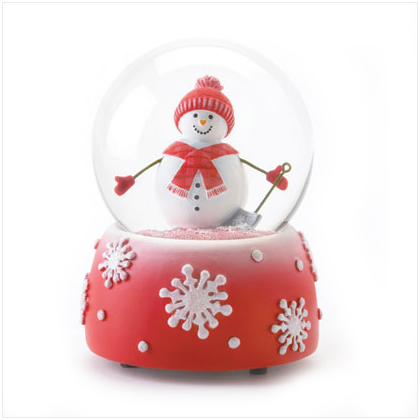 PERFECTLY PLAID SNOWGLOBE