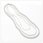 3 STRANDS PEARL NECKLACE