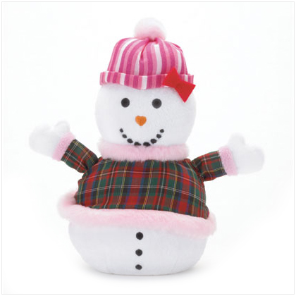 SNOWLADY PLAID MINI BEAN BAG