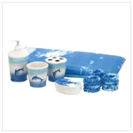 DOLPHIN 6 PC BATHROOM SET
