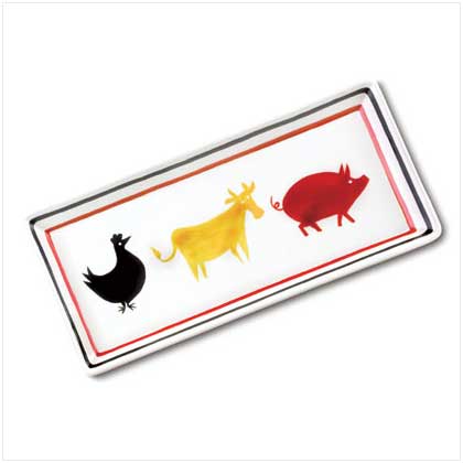 ANIMAL SERVING TRAY