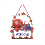 LADIES' CLUB HAT WELCOME SIGN