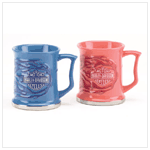 HARLEY FLAME LOGO MUG DUO