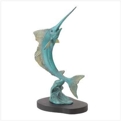 LEAPING SWORDFISH STATUE