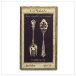LA SALADE WALL PLAQUE-WOOD