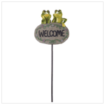 FROG WELCOME SIGN