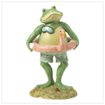 FROG SWIMMER FIGURINE