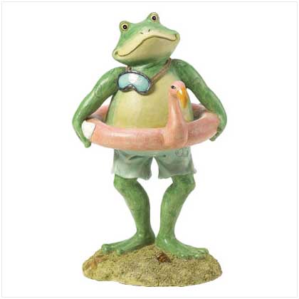 FROG SWIMMER FIGURINE