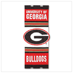 UNIV OF GEORGIA DOOR FLAG