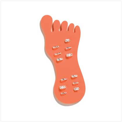 SILVER-PLATED TOE RINGS