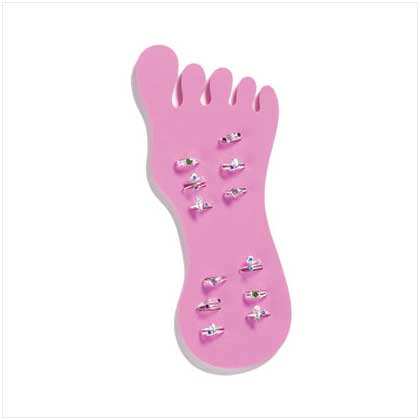 CRYSTAL TOE RINGS