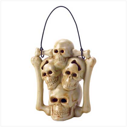 SKULL CANDLEHOLDER