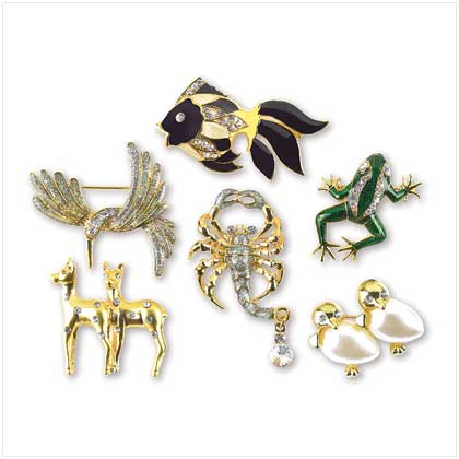 ANIMAL LOVER'S PIN 6 PC. SET