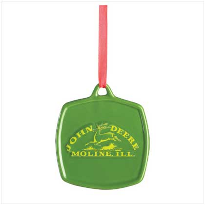 J. DEERE VINTAGE LOGO ORNAMENT