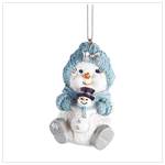 SNOWBUDDIES POWDERPUFF ORNAMNT