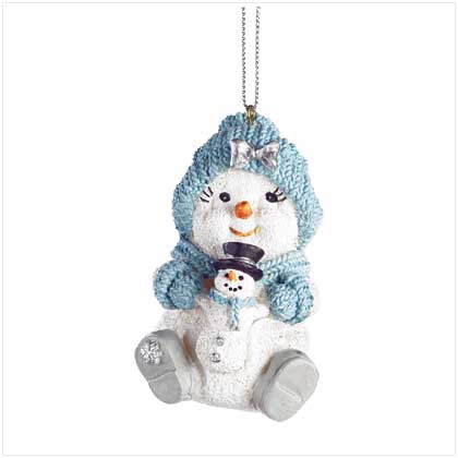 SNOWBUDDIES POWDERPUFF ORNAMNT