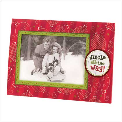 JINGLE ALL THE WAY PAPER FRAME
