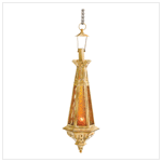 AMBER TEARDROP LANTERN