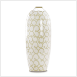IVORY SCROLLWORK VASE